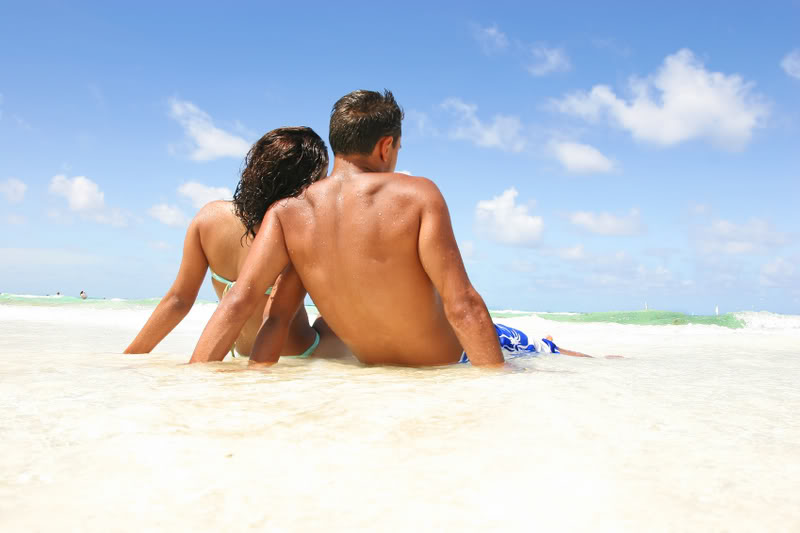Freckles blowjob amateur teen couple beach