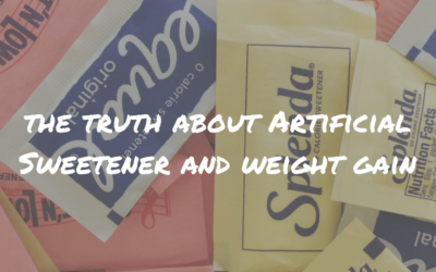 The Truth About Artificial Sweetener and Weight Gain