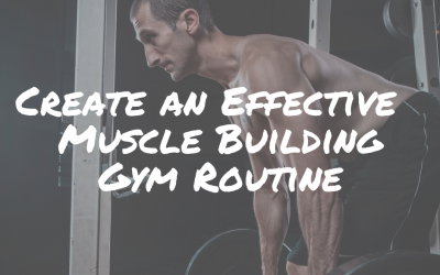 Create an Effective Muscle Building Gym Routine